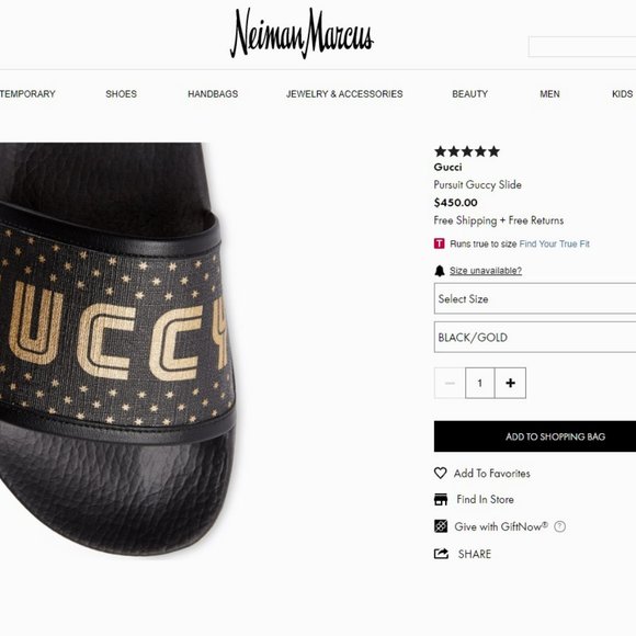 ⚡️SOLD! NIB GUCCI SEGA PURSUIT Slides Flip Flops - Picture 10 of 12